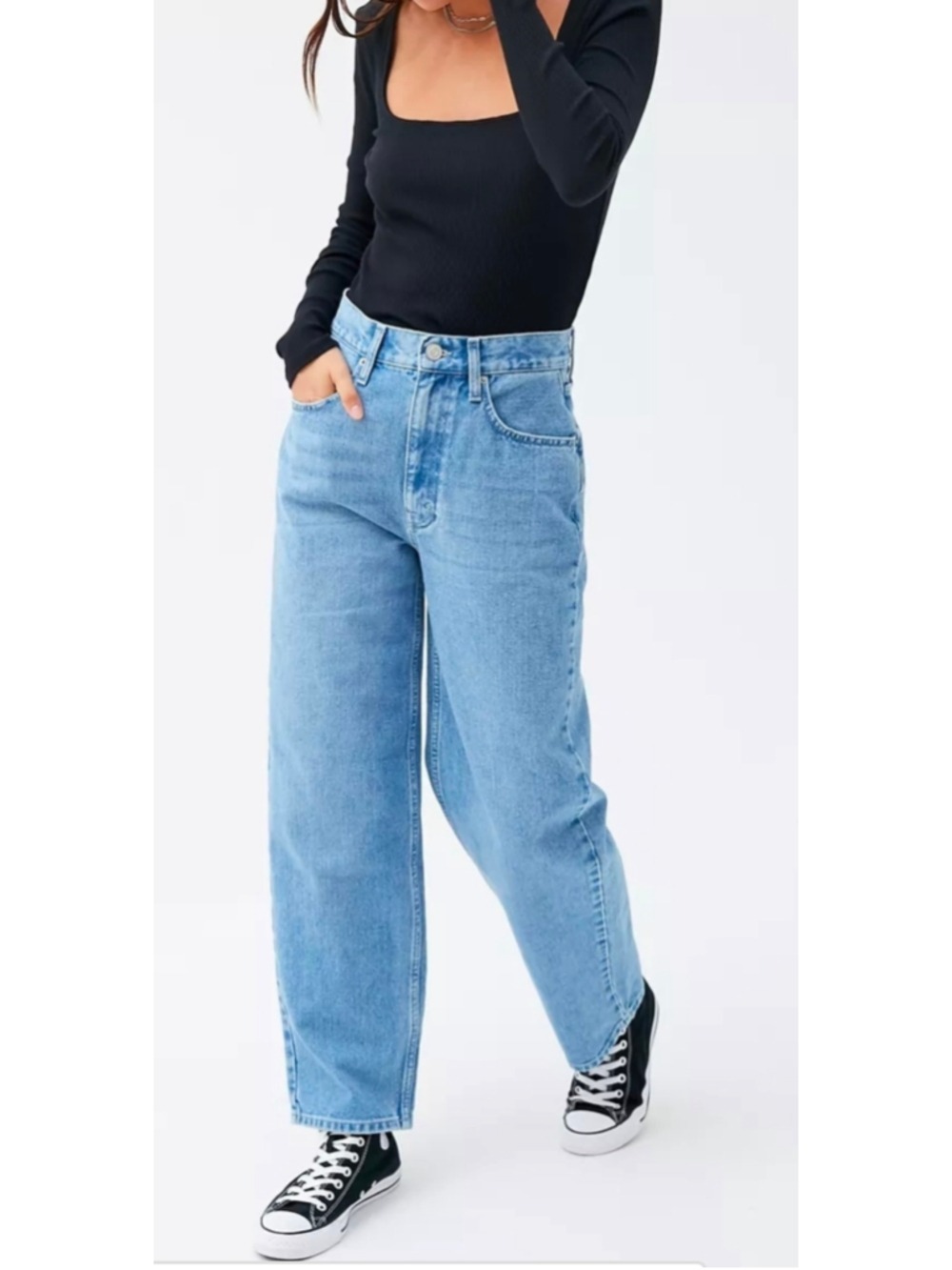 BDG Urban Outfitters High-Rise Baggy Jeans Medium Wash Size 24